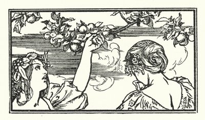 Illusztráció John Keats verseihez (litho) alkotó: Robert Anning Bell