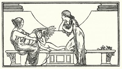 Illusztráció John Keats verseihez (litho) alkotó: Robert Anning Bell