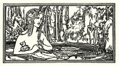 Illusztráció John Keats verseihez: Endymion (litho) alkotó: Robert Anning Bell
