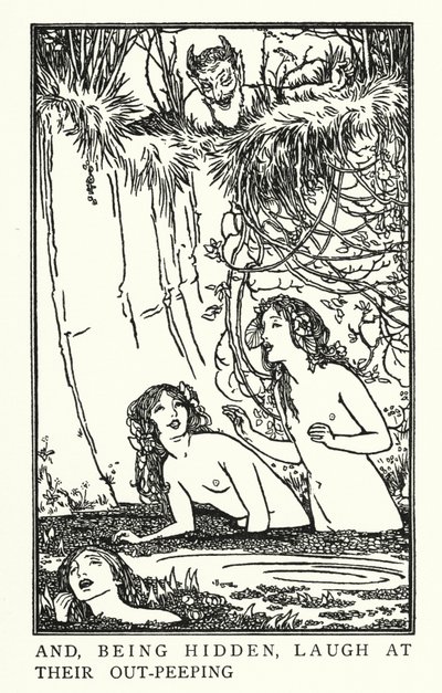Illusztráció John Keats verseihez: Endymion (litho) alkotó: Robert Anning Bell