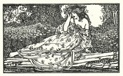 Illusztráció John Keats verseihez: Fragment of an Oda to Maia (litho) alkotó: Robert Anning Bell