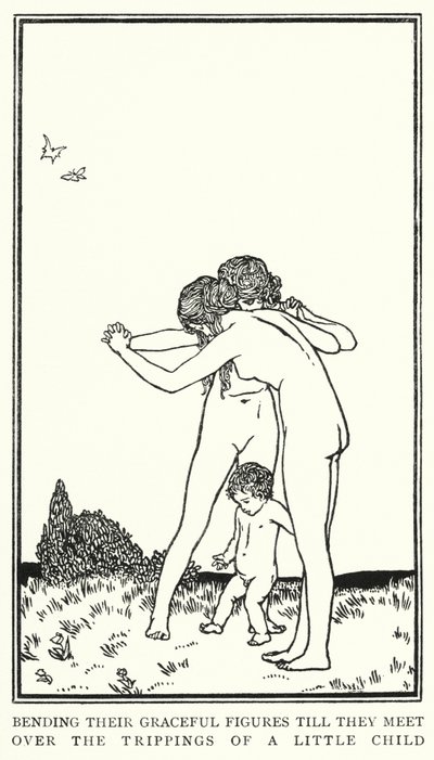 Illusztráció John Keats verseihez: Alvás és szépség (litho) alkotó: Robert Anning Bell