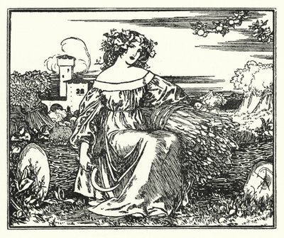 Illusztráció John Keats verseihez: Őszig (litho) alkotó: Robert Anning Bell