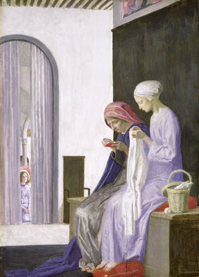 Mária Erzsébet Házában, 1917 alkotó: Robert Anning Bell