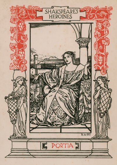Portia, Velence kereskedője alkotó: Robert Anning Bell