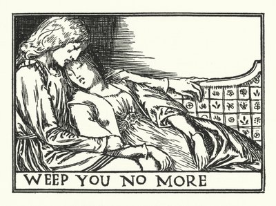 Ne sírj többet (litho) alkotó: Robert Anning Bell