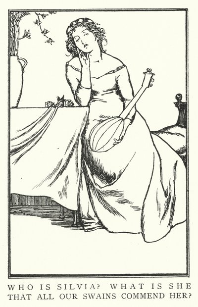 Ki az a Silvia? Mi az, akit az összes zsellérenk dicsér? (litho) alkotó: Robert Anning Bell