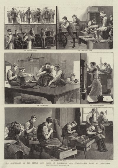 A farninghami és swanleyi kisfiúk otthonának évfordulója, a farninghami otthon alkotó: Robert Barnes