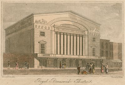 Royal Brunswick Színház, London alkotó: Robert Blemell Schnebbelie