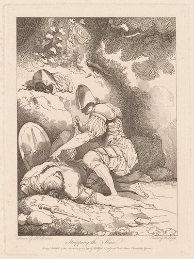 A Megöltek megfosztása alkotó: Robert Blyth, after John Hamilton Mortimer