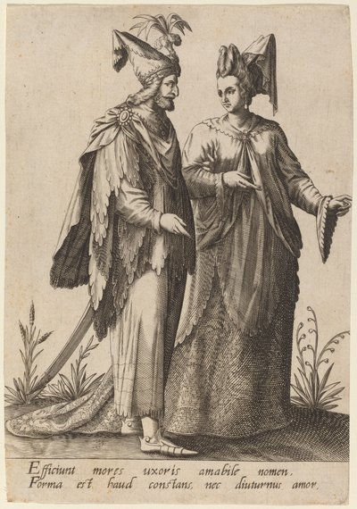 A feleség modora..., 1597 alkotó: Robert Boissard