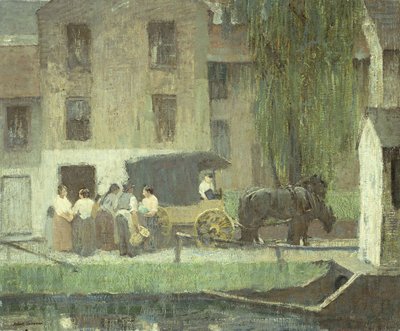 A házaló szekere a csatornán, új remény alkotó: Robert C. Spencer