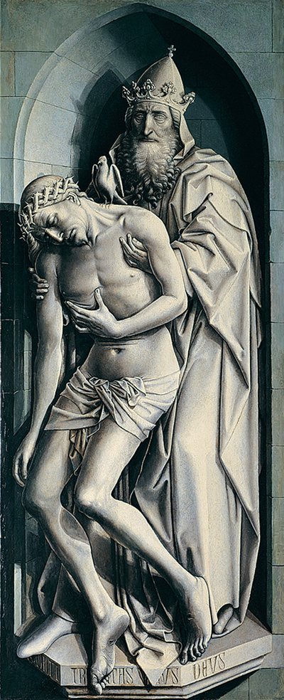 A Flémalle-táblák: A Szentháromság alkotó: Robert Campin