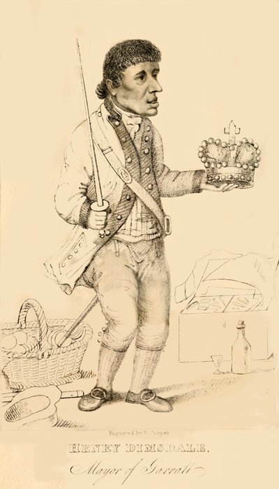 Henry Dimsdale, Garratt polgármestere, 1821. alkotó: Robert Cooper