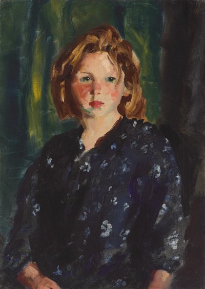 Egy lány portréja, 1928 alkotó: Robert Cozad Henri