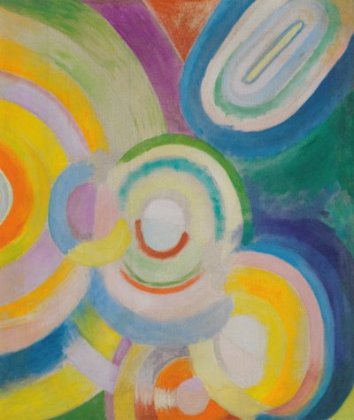 Színes korongok, 1913. alkotó: Robert Delaunay