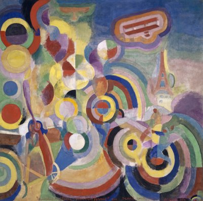 Tisztelet Blériot előtt alkotó: Robert Delaunay