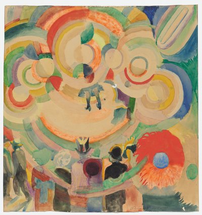 Disznók körhinta alkotó: Robert Delaunay