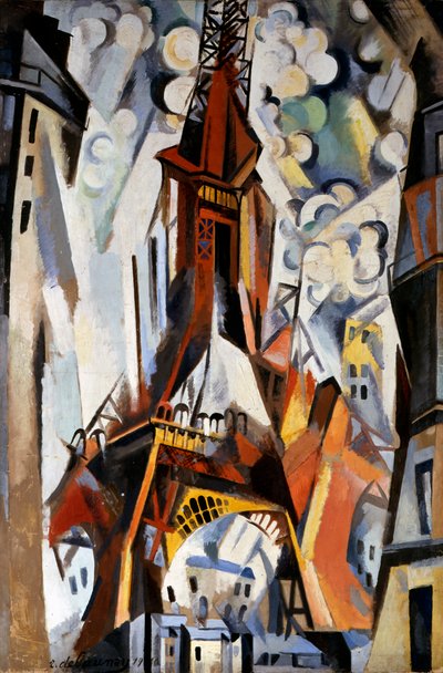 Az Eiffel-torony, 1910-1911 alkotó: Robert Delaunay