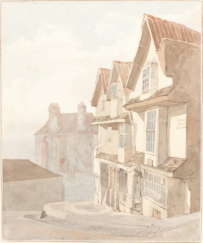 Kilátás a Church Lane-re, Bristol alkotó: Robert Dixon