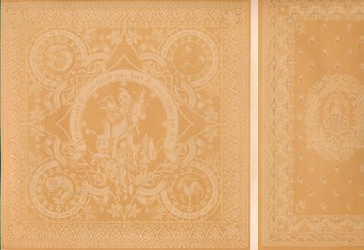 Damaszkvászon, C. Faber úr, Stuttgart és Burre Bros. Dumferline urak, 1863 alkotó: Robert Dudley
