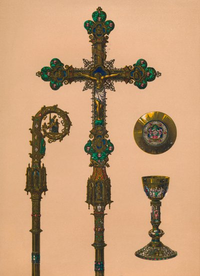 Tárgyak egyházi használatra, E.C. Trioullier, Párizs, 1893. alkotó: Robert Dudley