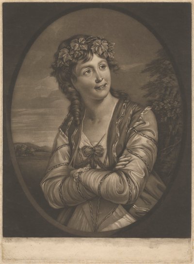 Miss Ann Catley Euphrosyne karakterében alkotó: Robert Dunkarton