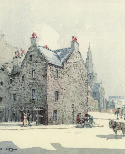 Glasgow: Provands Lordship (színes litográfia) alkotó: Robert Eadie