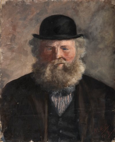 Egy öregember feje alkotó: Robert Ernest McEune