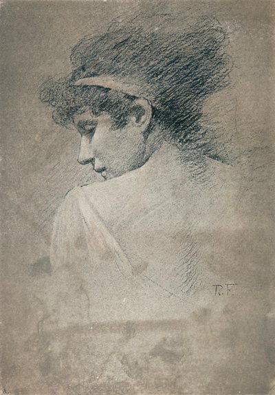 Nőtanulmány, c1895, 1897 alkotó: Robert Fowler