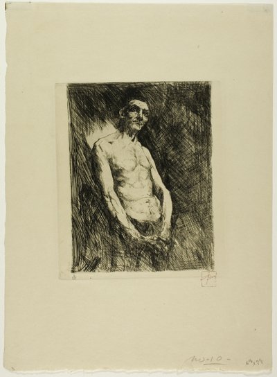 Fél Akt Férfi alakja alkotó: Robert Frederick Blum