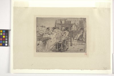 Egy bolt belseje (tinta) alkotó: Robert Frederick Blum
