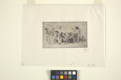 Férfiak és szamarak, Róma (tinta) alkotó: Robert Frederick Blum