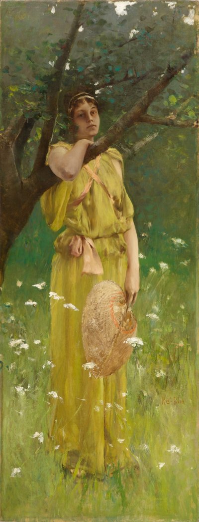 Álmodozás, 1883-1884 körül (olaj, vászon) alkotó: Robert Frederick Blum