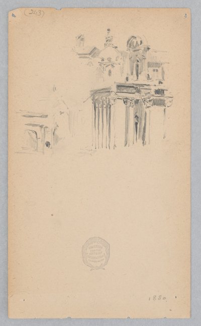 San Lorenzo Mirandában, Rómában, Olaszországban alkotó: Robert Frederick Blum