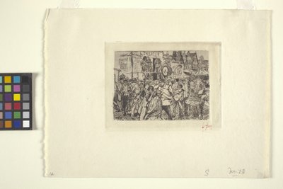 Jelenet a cirkuszban (tinta) alkotó: Robert Frederick Blum