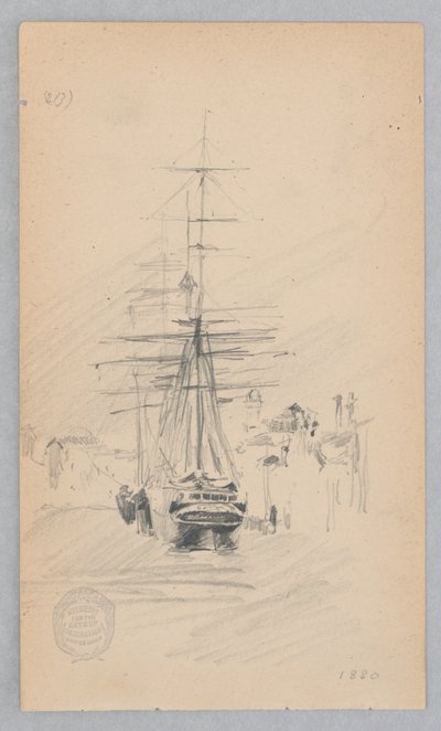 Kétárbocos hajó alkotó: Robert Frederick Blum