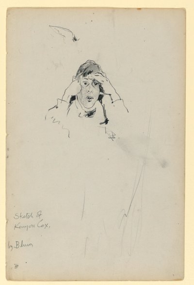 Kenyon Cox vázlata alkotó: Robert Frederick Blum