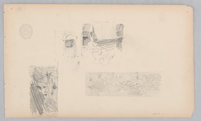 Utcai jelenet alkotó: Robert Frederick Blum