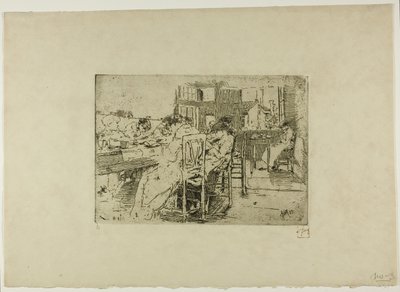 Cím nélkül (Girls Saying Grace) alkotó: Robert Frederick Blum