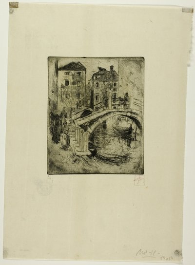 Velencei csatorna és hidak alkotó: Robert Frederick Blum