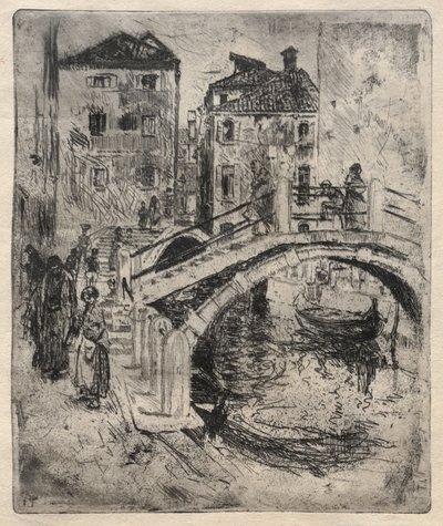 Velencei csatorna és hidak alkotó: Robert Frederick Blum