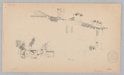Kilátás Rómára, Olaszországra alkotó: Robert Frederick Blum