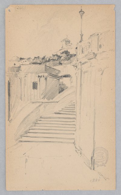 Kilátás Rómára, Olaszországra alkotó: Robert Frederick Blum