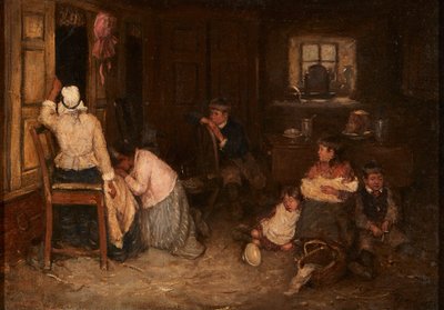 Szomorú hír (olaj, vászon) alkotó: Robert Gemmell Hutchison