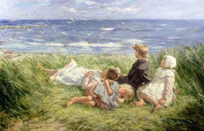 Sirályok és zafírtengerek, 1912 alkotó: Robert Gemmell Hutchison