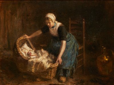 Aludj, baba, aludj (olaj, vászon) alkotó: Robert Gemmell Hutchison