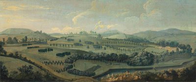 Kilátás a Gisburne Parkra, Yorkshire-re és a parkra alkotó: Robert Griffier