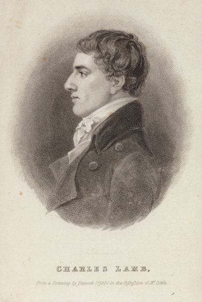 Charles Lamb portréja alkotó: Robert Hancock