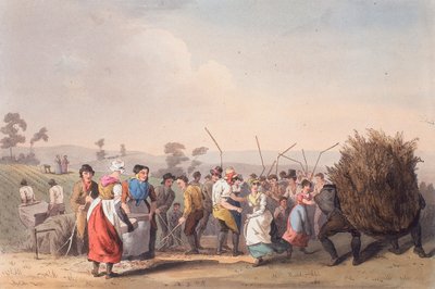 Repcecséplés, 1813. november 1 alkotó: Robert Havell